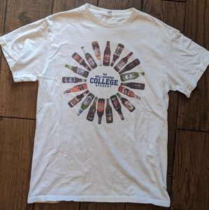 Well rounded college student beer shirt